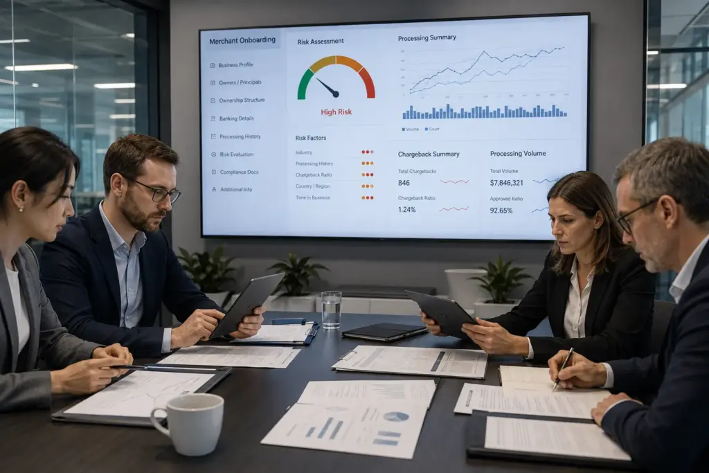 High-Risk Merchant Underwriting & Fees Review